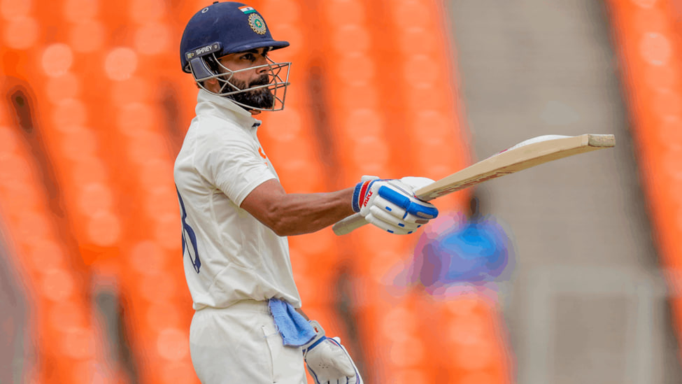 In Ahmedabad, Virat Kohli achieved his 28th Test century