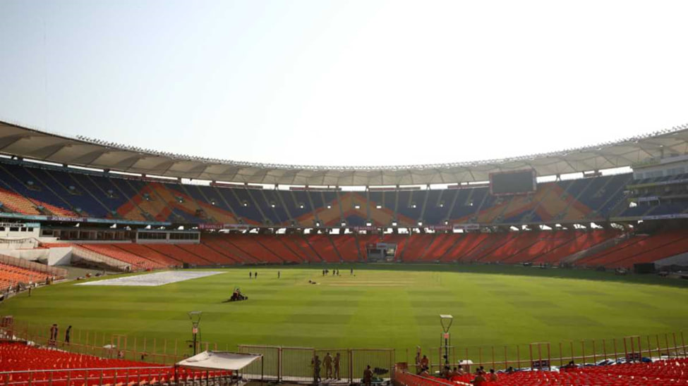 The Narendra Modi Stadium, where the World Cup final is expected to be hosted