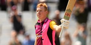The second List extended James Rew's outstanding summer. Somerset's first Metro Bank One-Day Cup victory of the season, a 36-run triumph over Worcestershire Rapids at Taunton, featuring his burgeoning career century.